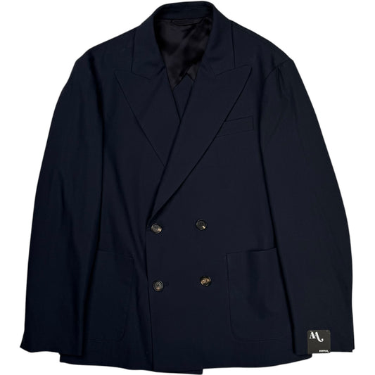 Aanversa Double Breasted Blazer Cotton Navy