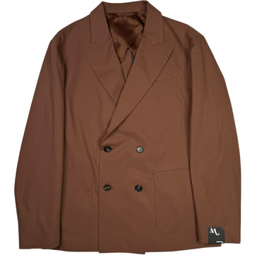 Aanversa Double Breasted Blazer Cotton Brown