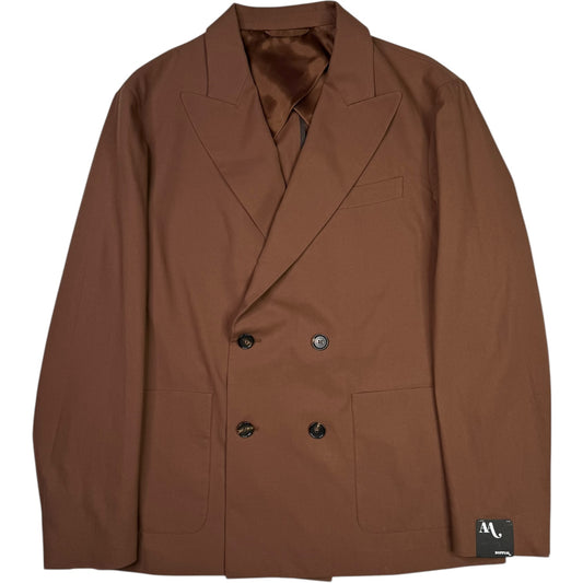 Aanversa Double Breasted Blazer Cotton Brown