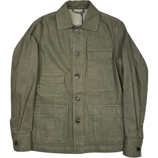 Aakra Patch Pocket Military Green Jacket