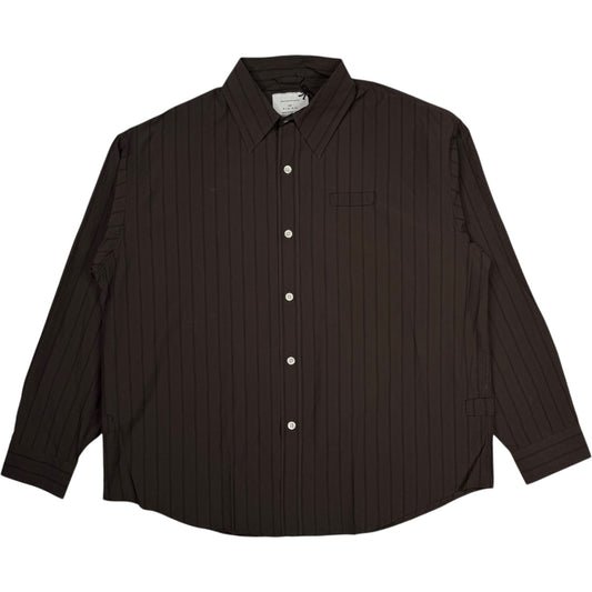 Essay Shirt Dark Brown Triple Stripe