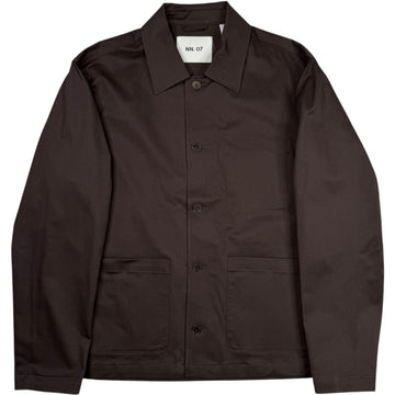 Morgan Overshirt Deep Truffle Cotton