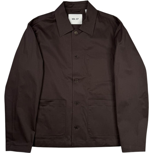 Morgan Overshirt Deep Truffle Cotton