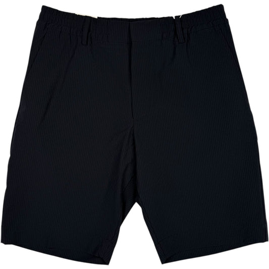 Billie Seersucker Shorts Navy Blue