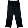 Cotton Linen Flat Front Deep Navy