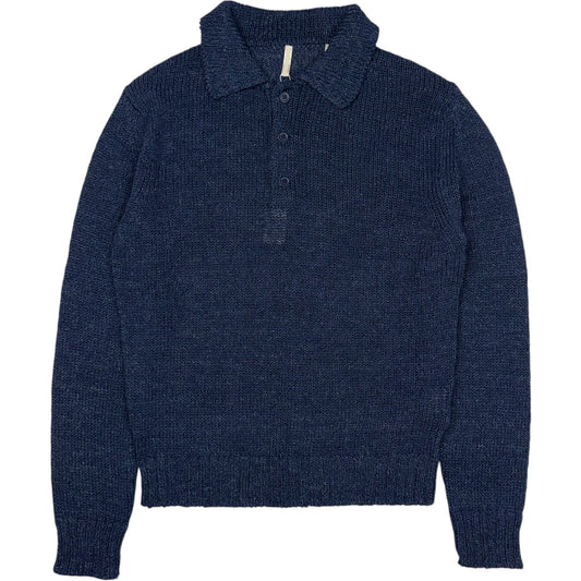 Linen Polo Navy