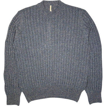 Moon Linen Sweater Blue Moulines