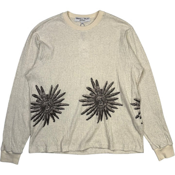 Long Sleeve T-Shirt Hand Drawn Graphic Stone Sun