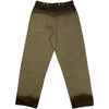 Dip Dyed Jean Cut Trouser Saddle Tan Denim