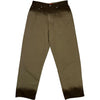 Dip Dyed Jean Cut Trouser Saddle Tan Denim