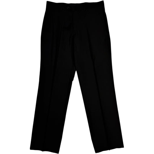 Show Trouser Tropical Wool Black Trousers