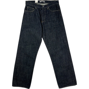 Loose Fit Simple Rinse Blue Denim