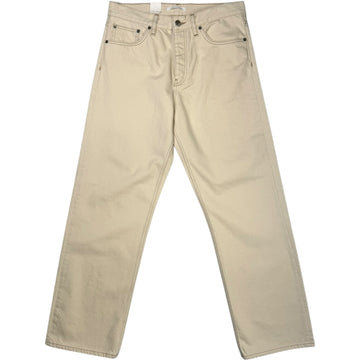Loose Fit Ecru Contrast Denim