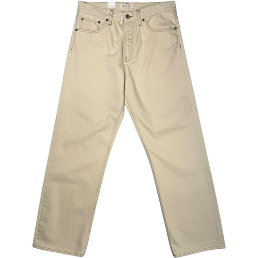 Loose Fit Ecru Contrast Denim