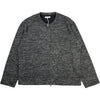 Zip Crewneck Charcoal Melange