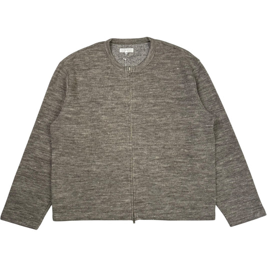Zip Crewneck Grey Melange