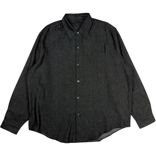 Lynn Poplin L/S Shirt Black Chambray