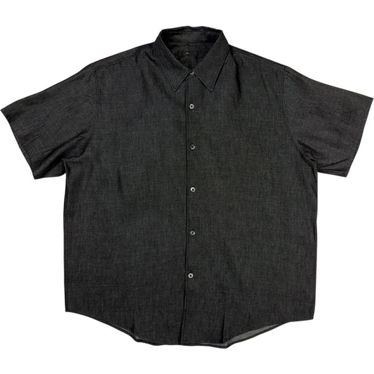 Lynn Poplin S/S Shirt Black Chambray
