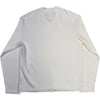 High V Neck T Shirt White