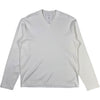 High V Neck T Shirt White