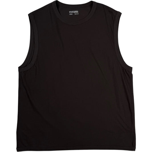 Sleeveless T Shirt Tire Black