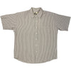 Roque Grandpa Baggy Shirt Aztec Brown Stripes