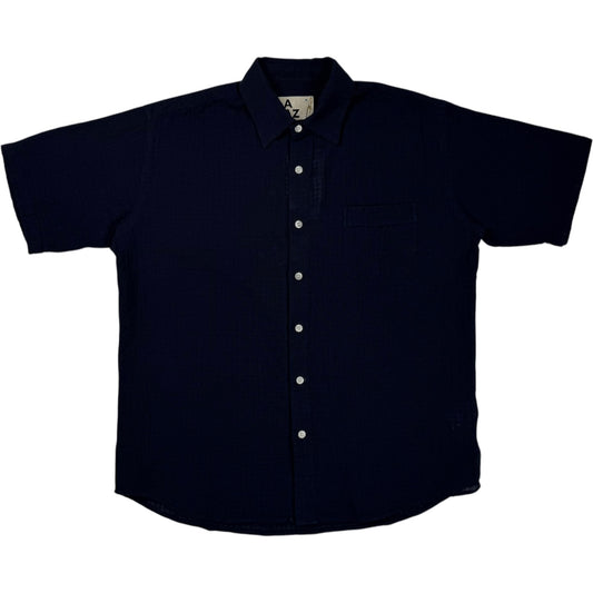 Roque Grandpa Baggy Shirt Dark Navy