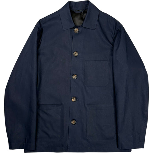 Aasti Two Pocket Overshirt Navy