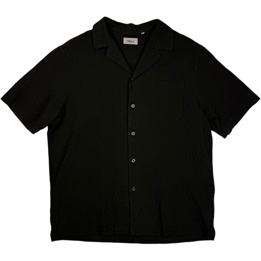 Hadley Seersucker Shirt Black