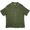 Hadley Short-Sleeve Linen Shirt Army Green