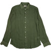 Mercer Linen Shirt Army Green