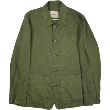 Constantin Linen Jacket Army Green