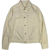 Saul Cotton-Linen Jacket Dark Cream