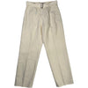 Odell Cotton-Linen Trouser Dark Cream