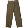 Odell Linen Trouser Bottle Green