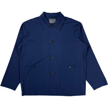 Tisserand Air Wide Jacket Navy Wool
