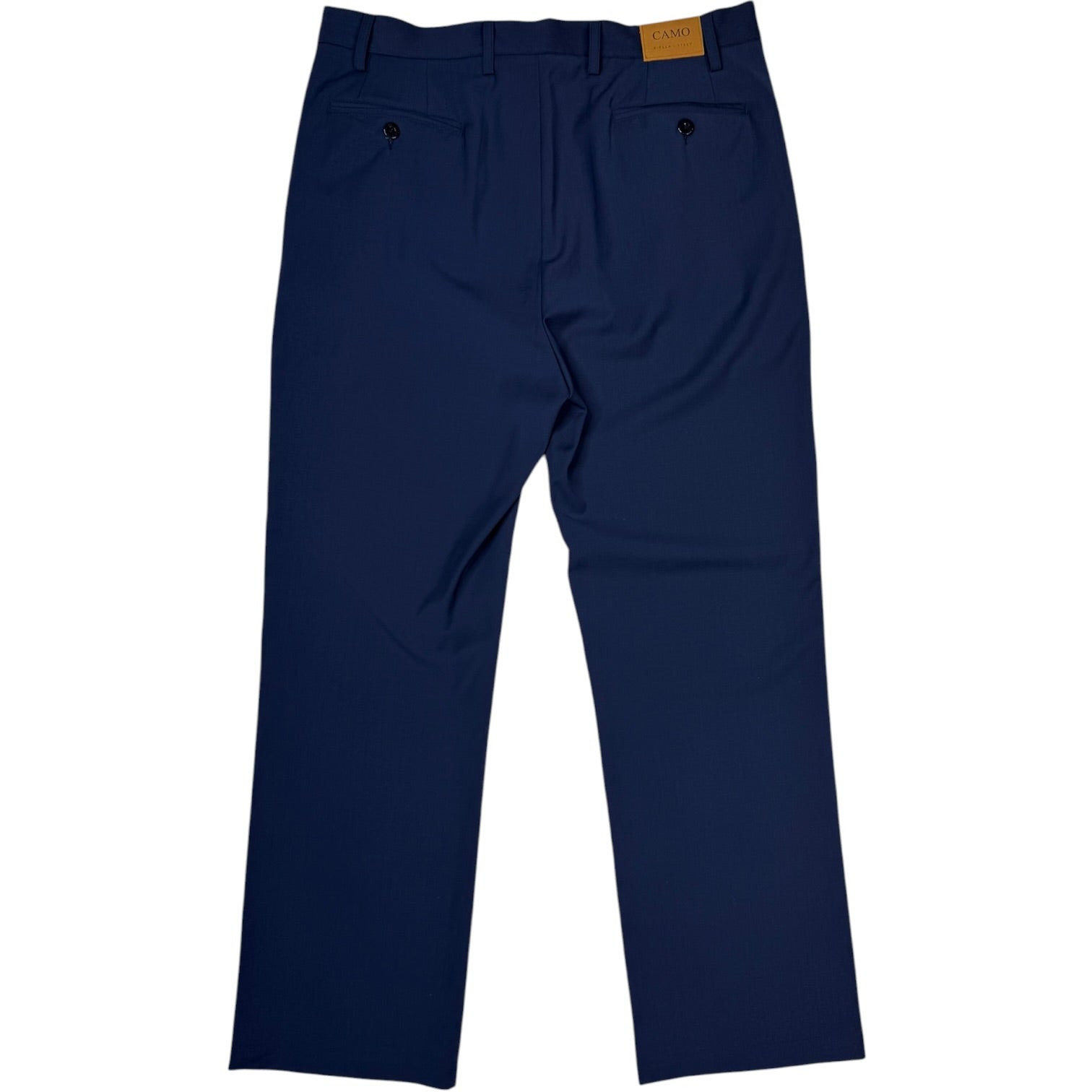 CAMO Spectacular Air Trouser Navy Wool – Zignone Mill | Cueva NYC