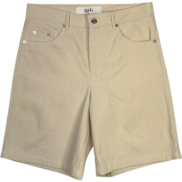 Davis Denim Shorts Light Ecru Twill