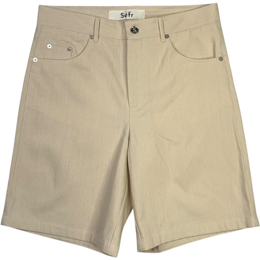Davis Denim Shorts Light Ecru Twill