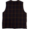 Crinkle Cotton Wine Work Vest