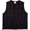 Crinkle Cotton Wine Work Vest