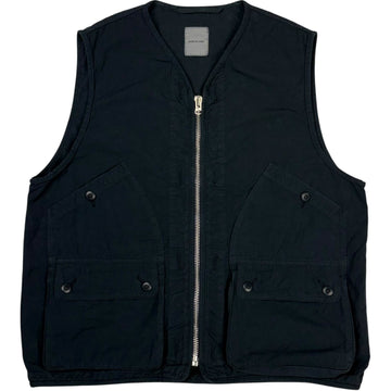 High Density Cotton Hemp Navy Work Vest