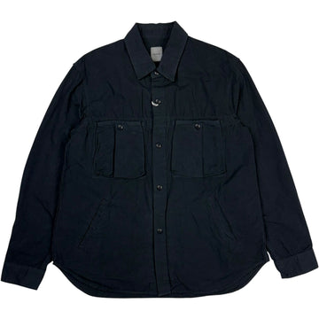 High Density Cotton Hemp Navy Overshirt