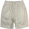 Crinkle Cotton Off White Short