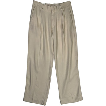 Kay Trouser Ivory Viscose Linen