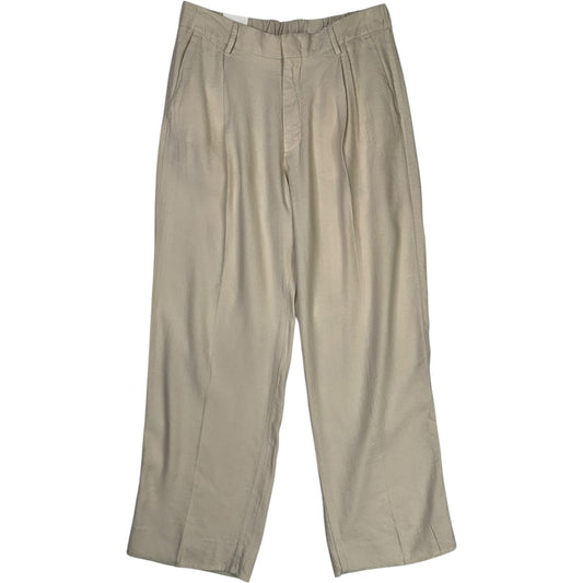 Kay Trouser Ivory Viscose Linen