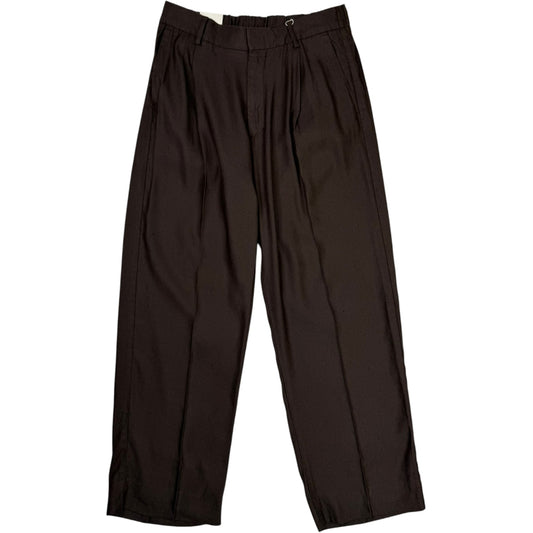 Kay Trouser Deep Truffle Viscose Linen