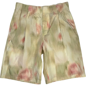 Leisure Shorts Flower Grid Ripstop