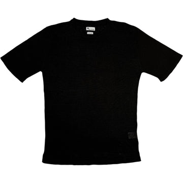 Aalfeo Tu Linen Black T-Shirt