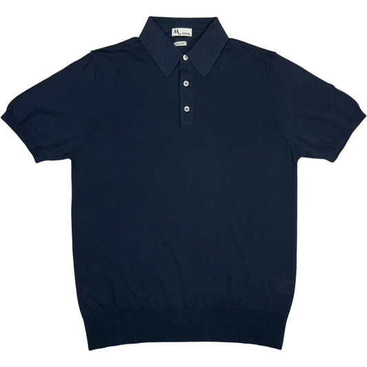 Aamendola Cotton Navy Polo